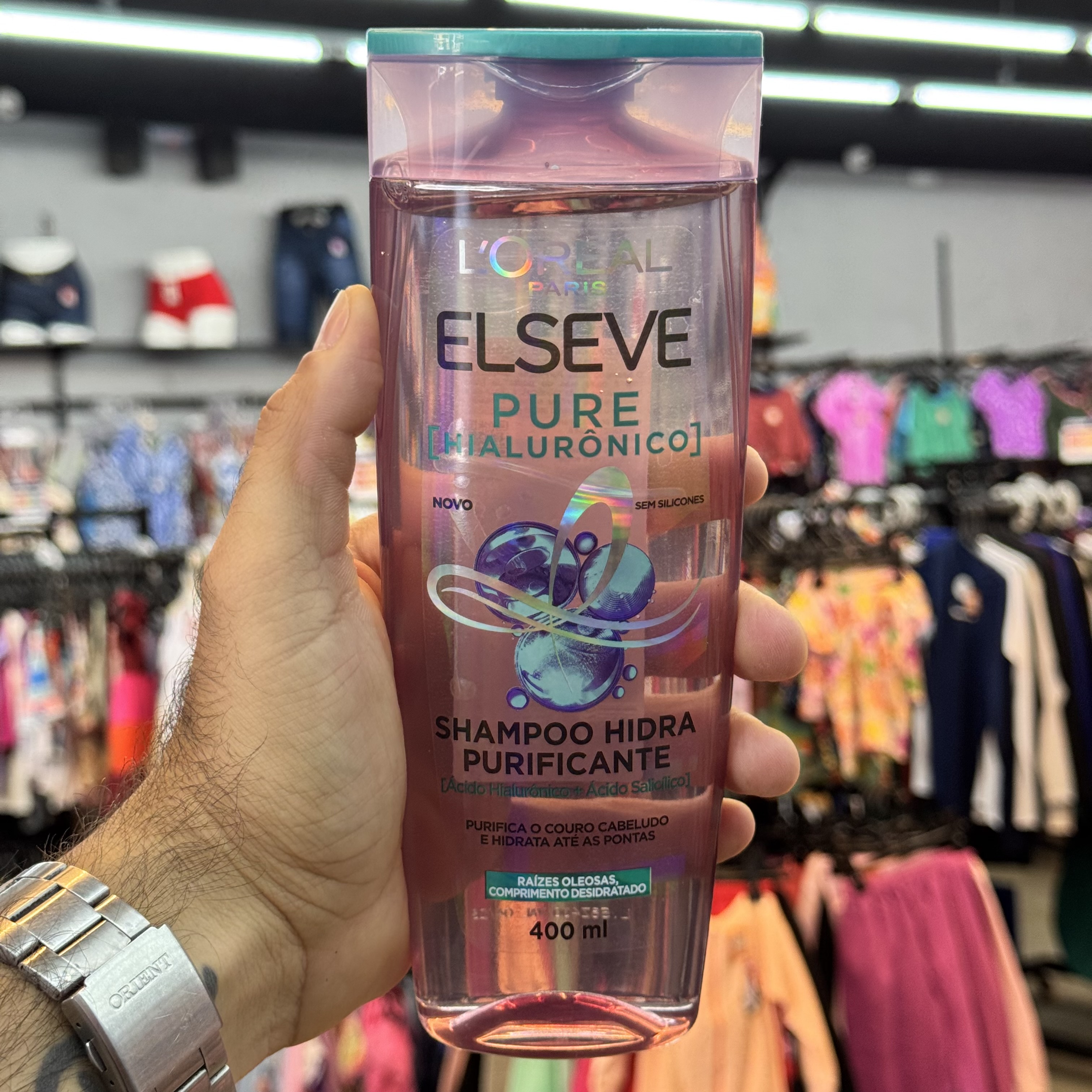 Shampoo Elseve L´Oreal Paris Pure Hialurônico 400ml