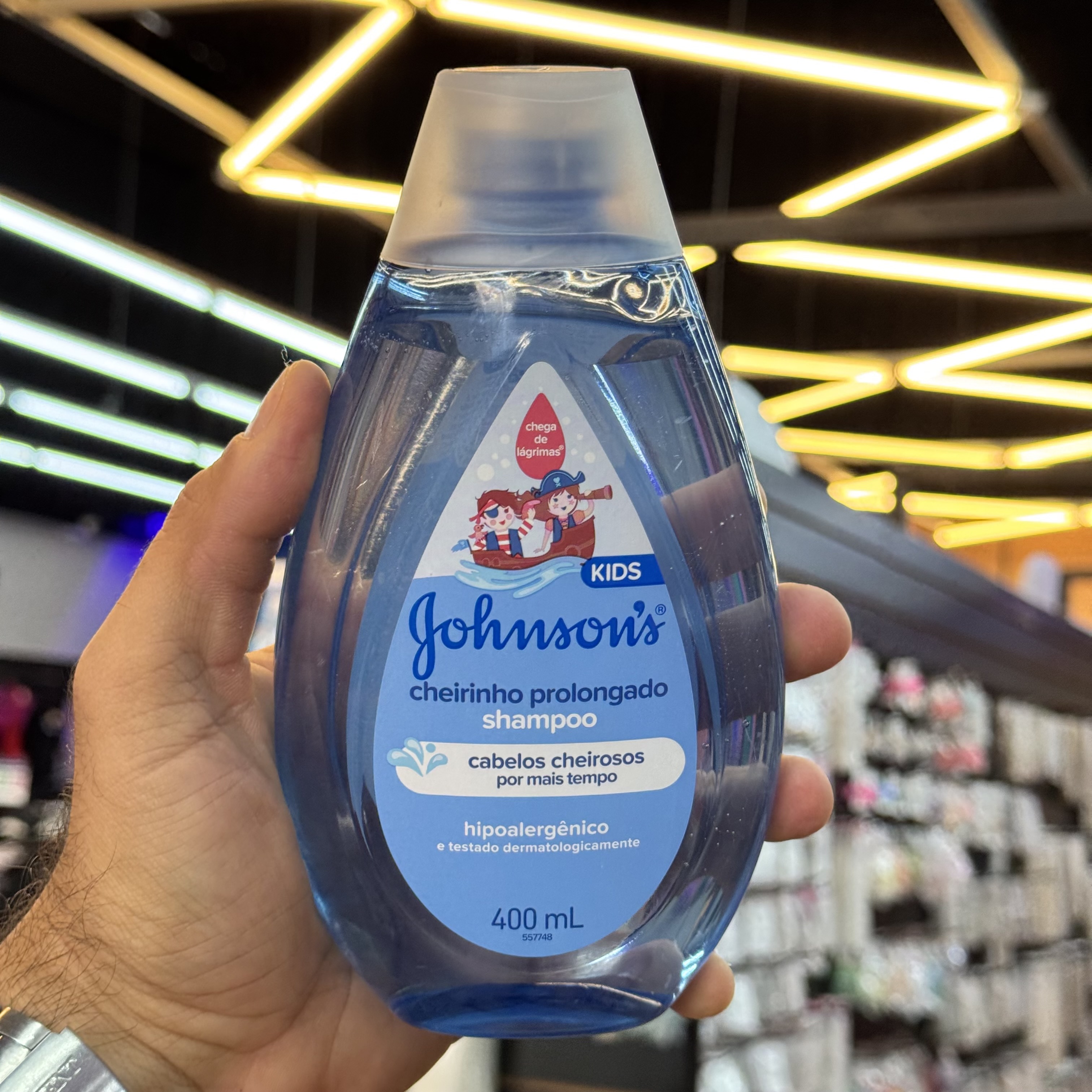 Shampoo Infantil Johnson´s Baby Cheirinho Prolongado 400ml
