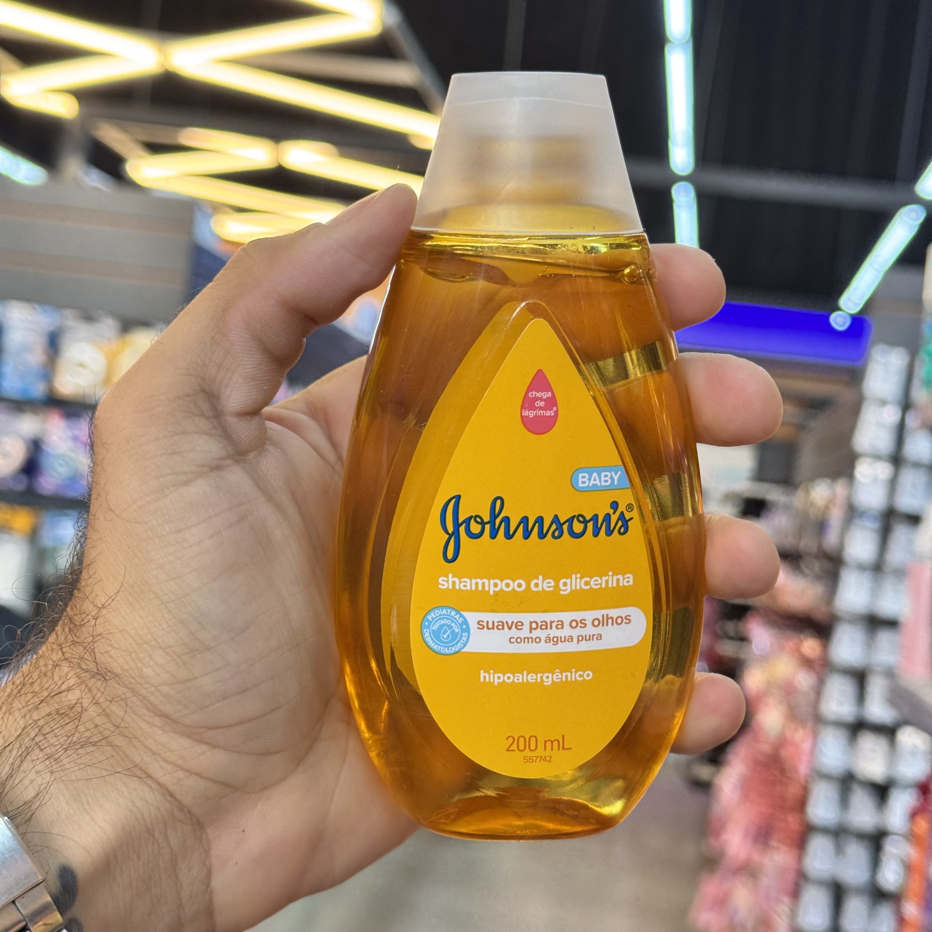 Shampoo Infantil Johnson´s Baby Glicerina 200ml