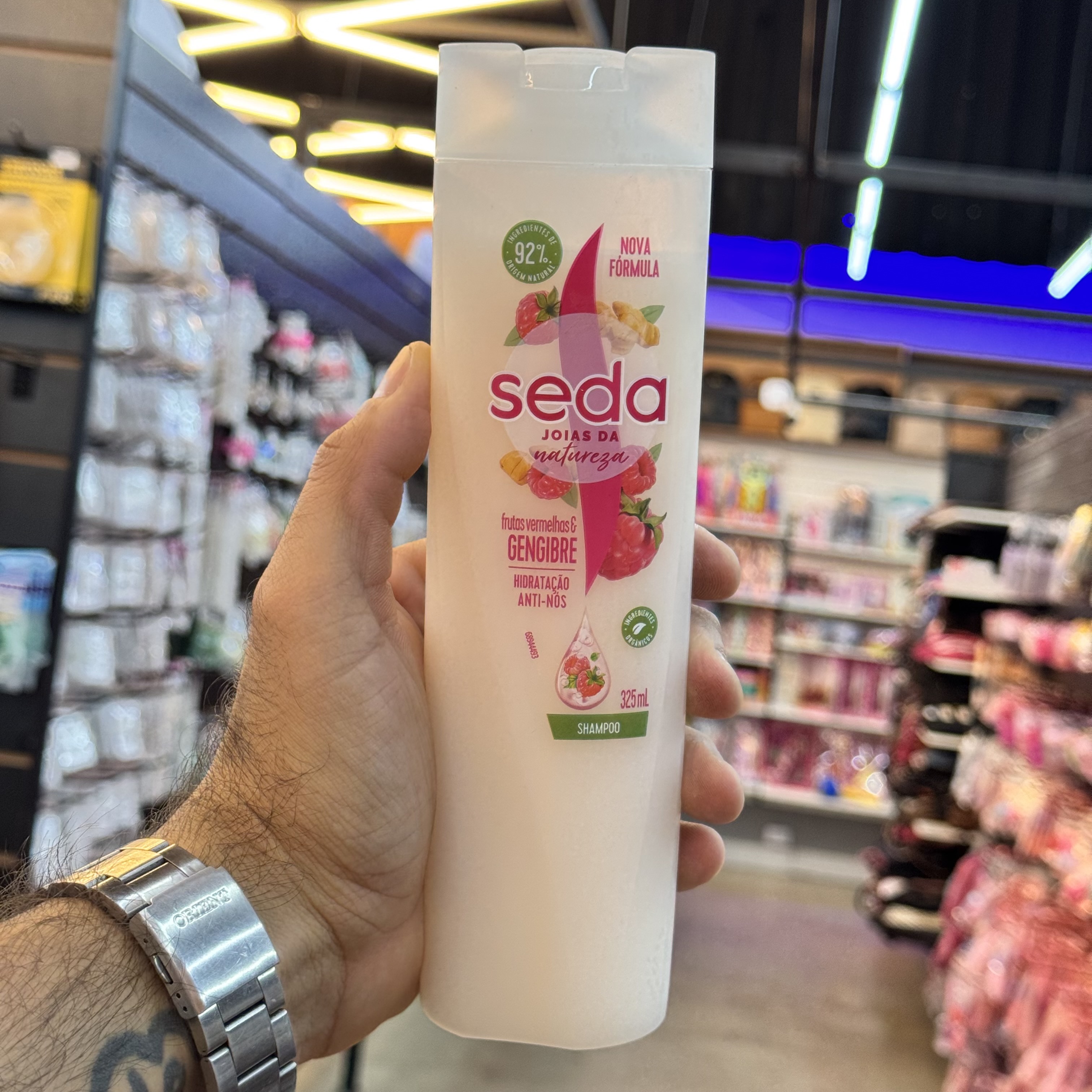 Shampoo Seda Frutas Vermelhas e Gengibre 325ml