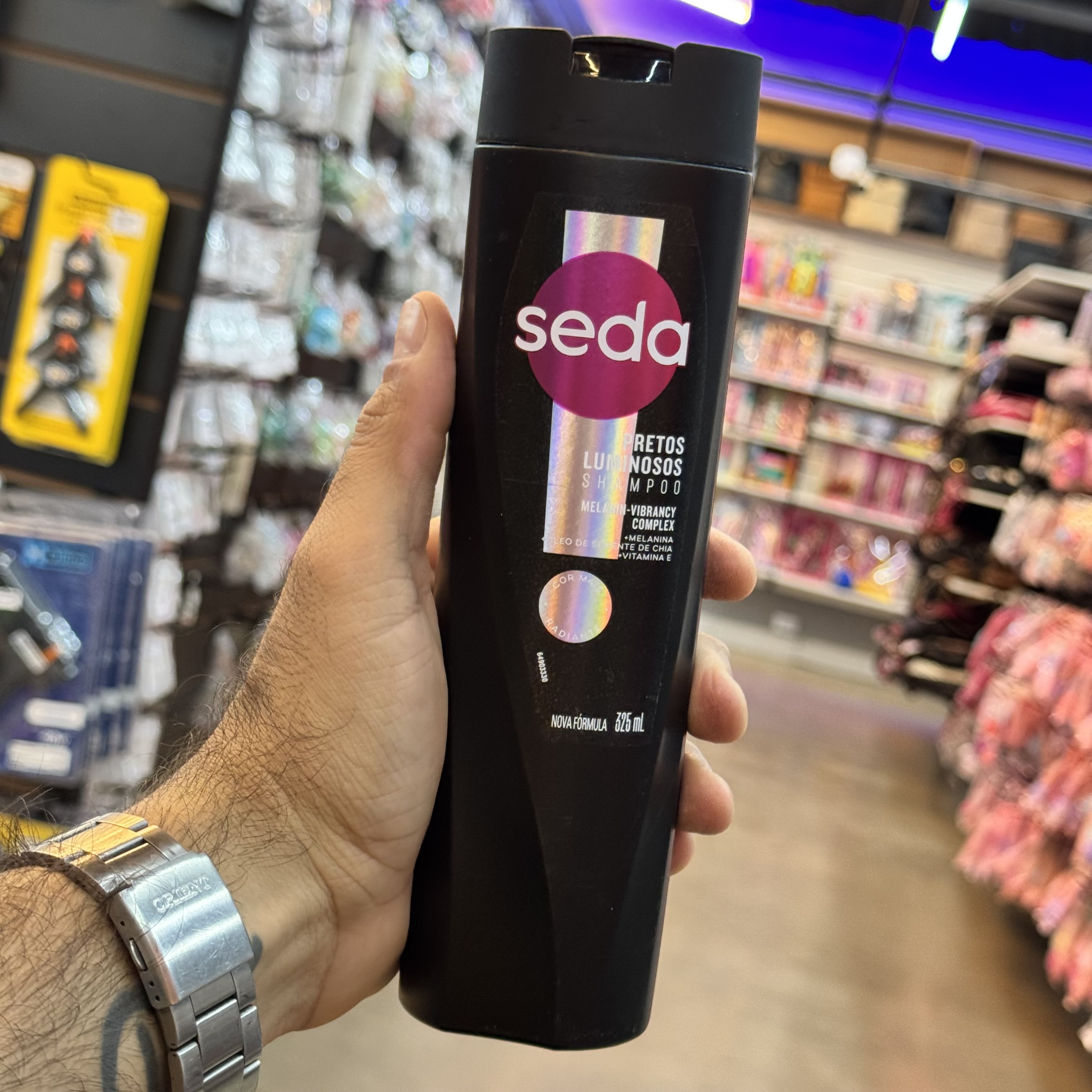Shampoo Seda Pretos Luminosos