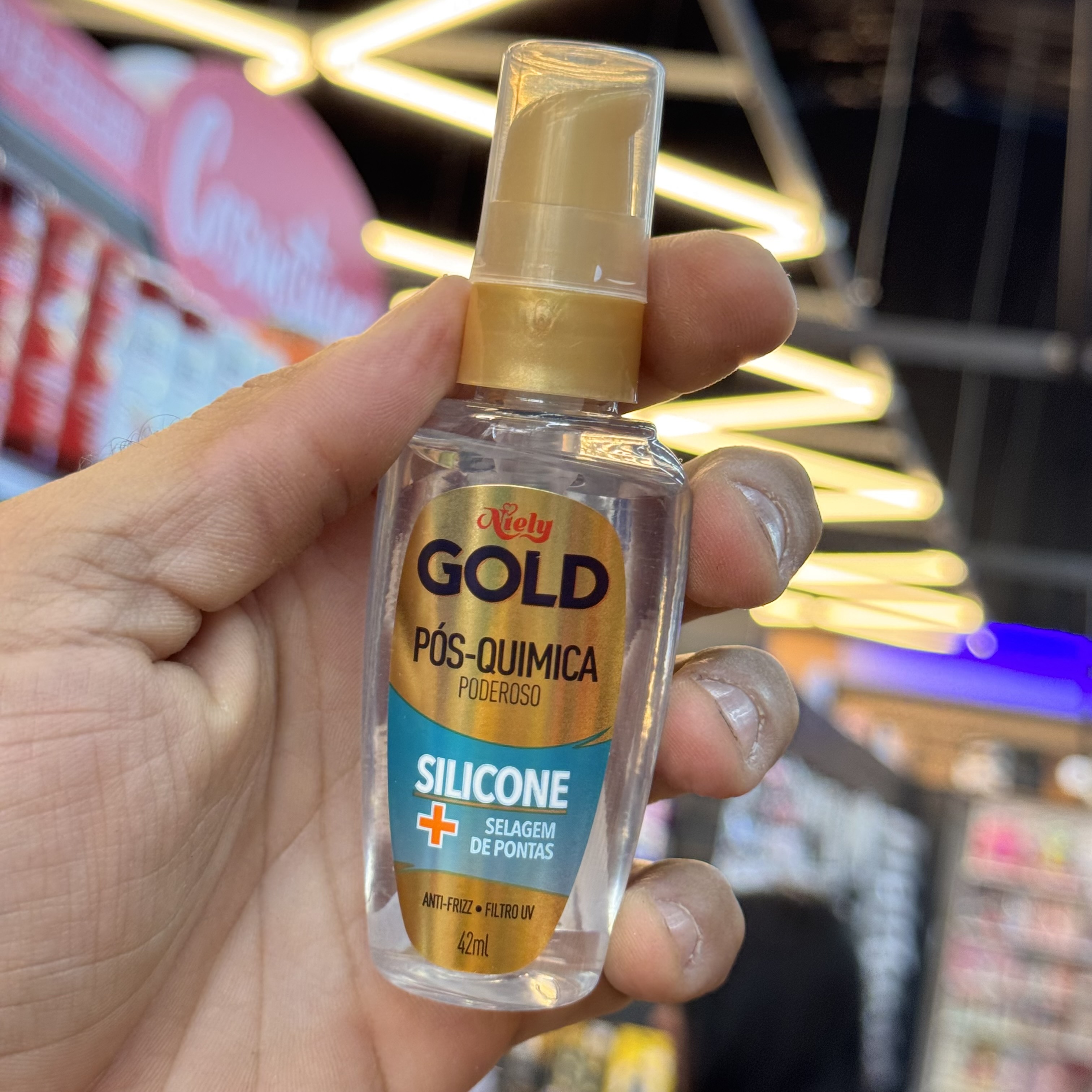 Silicone Capilar Concentrado Pós Química Niely Gold 42ml