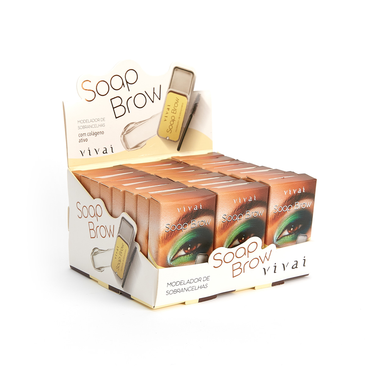 Soap Brow Modelador de sobrancelha Incolor VIVAI 2057.1.1