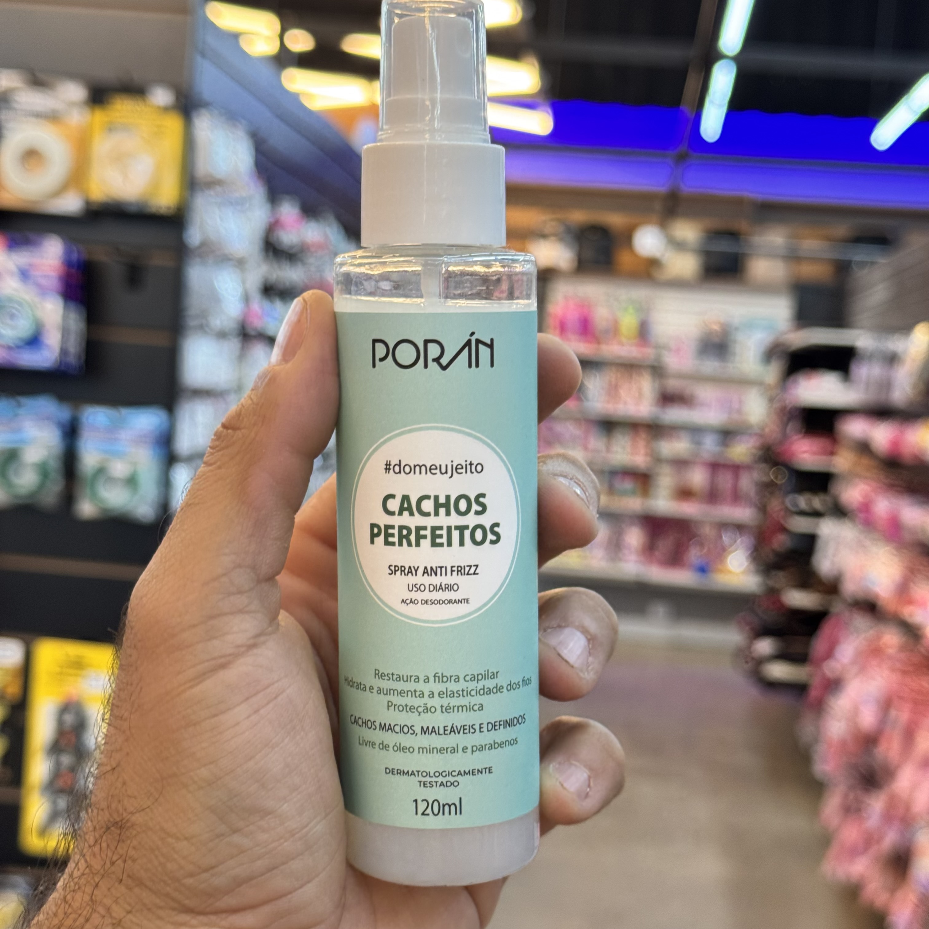 Spray Anti Frizz cachos perfeitos poran 120ml pr80