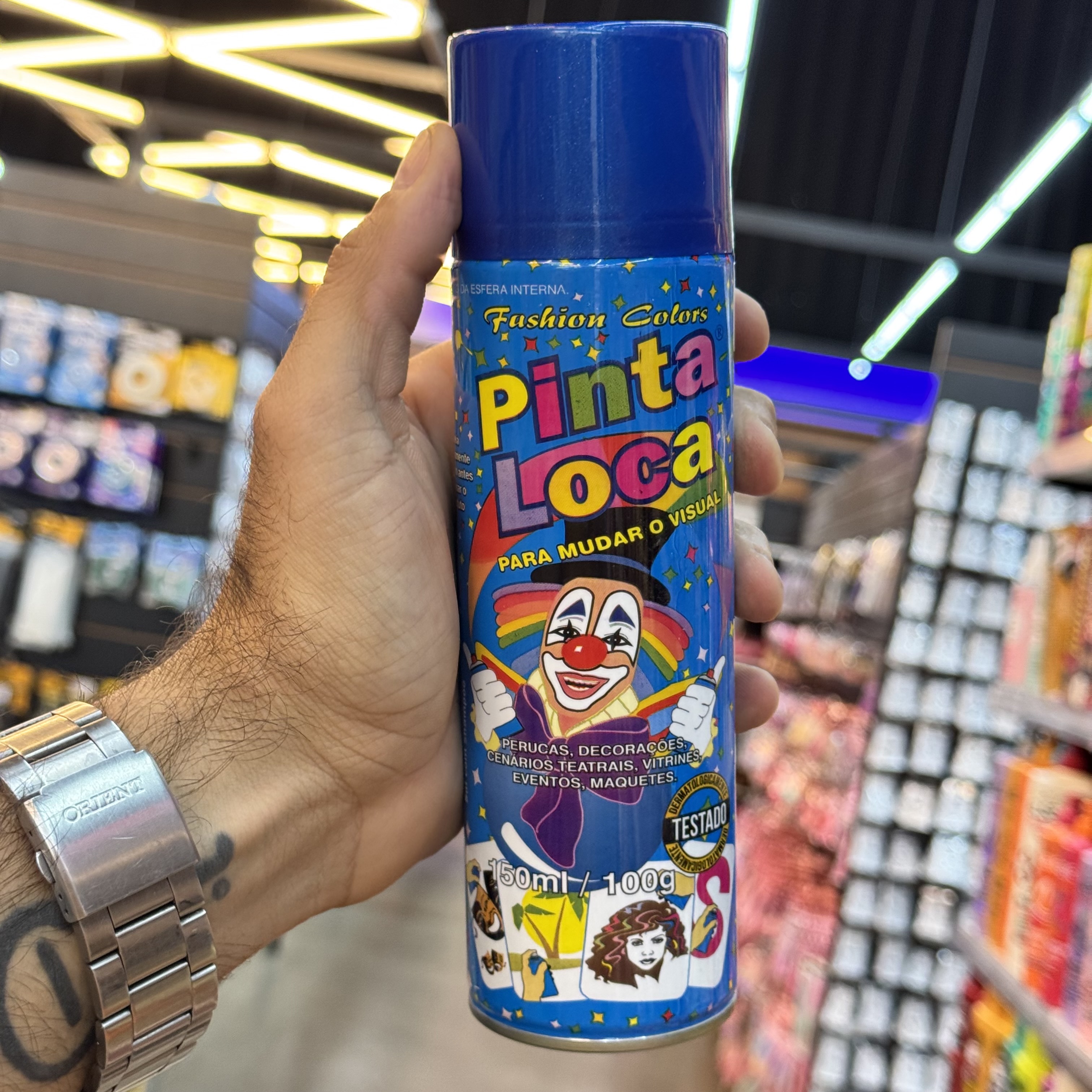 SPRAY PINTA LOCA AZUL 150ML