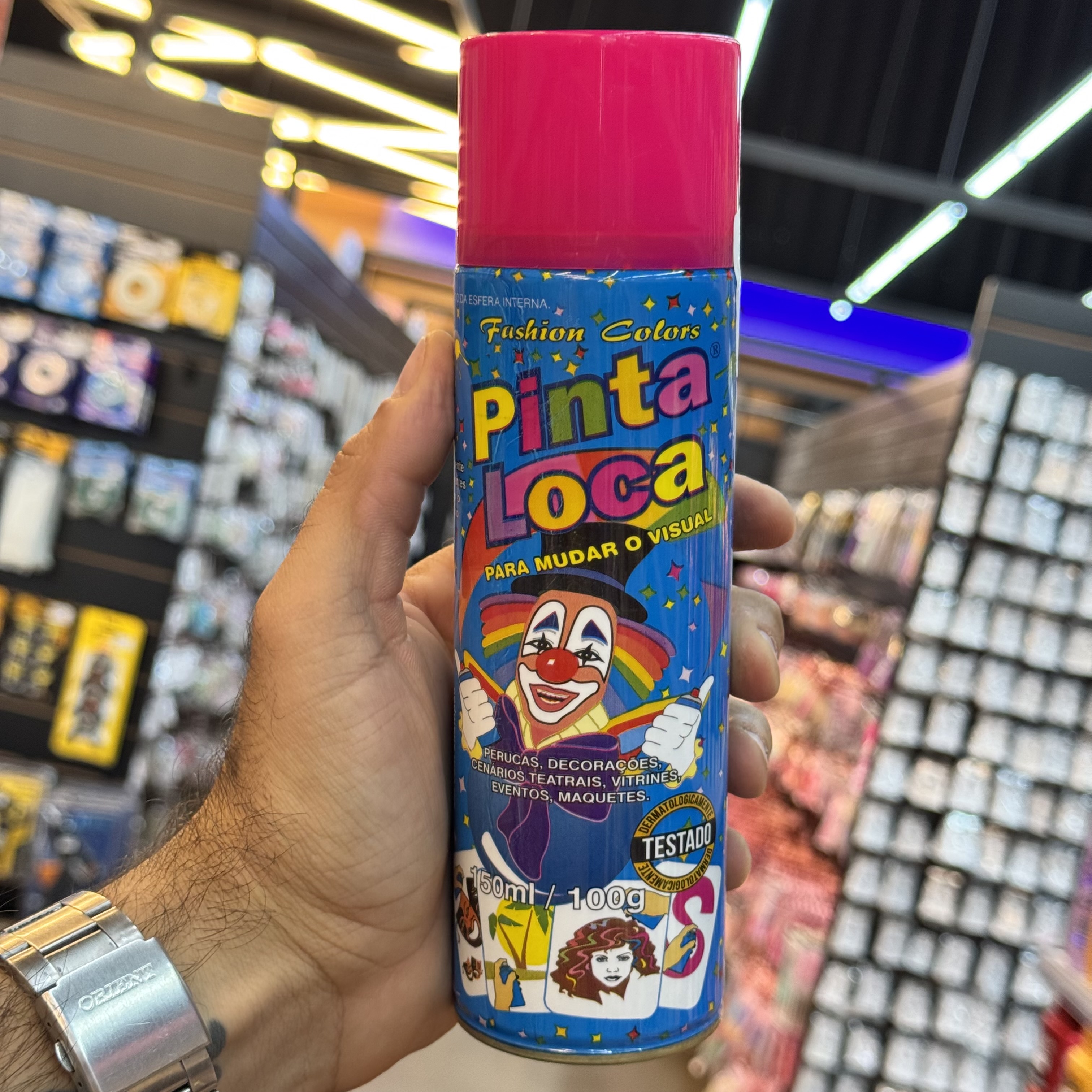 SPRAY PINTA LOCA ROSA FLASH 150ML