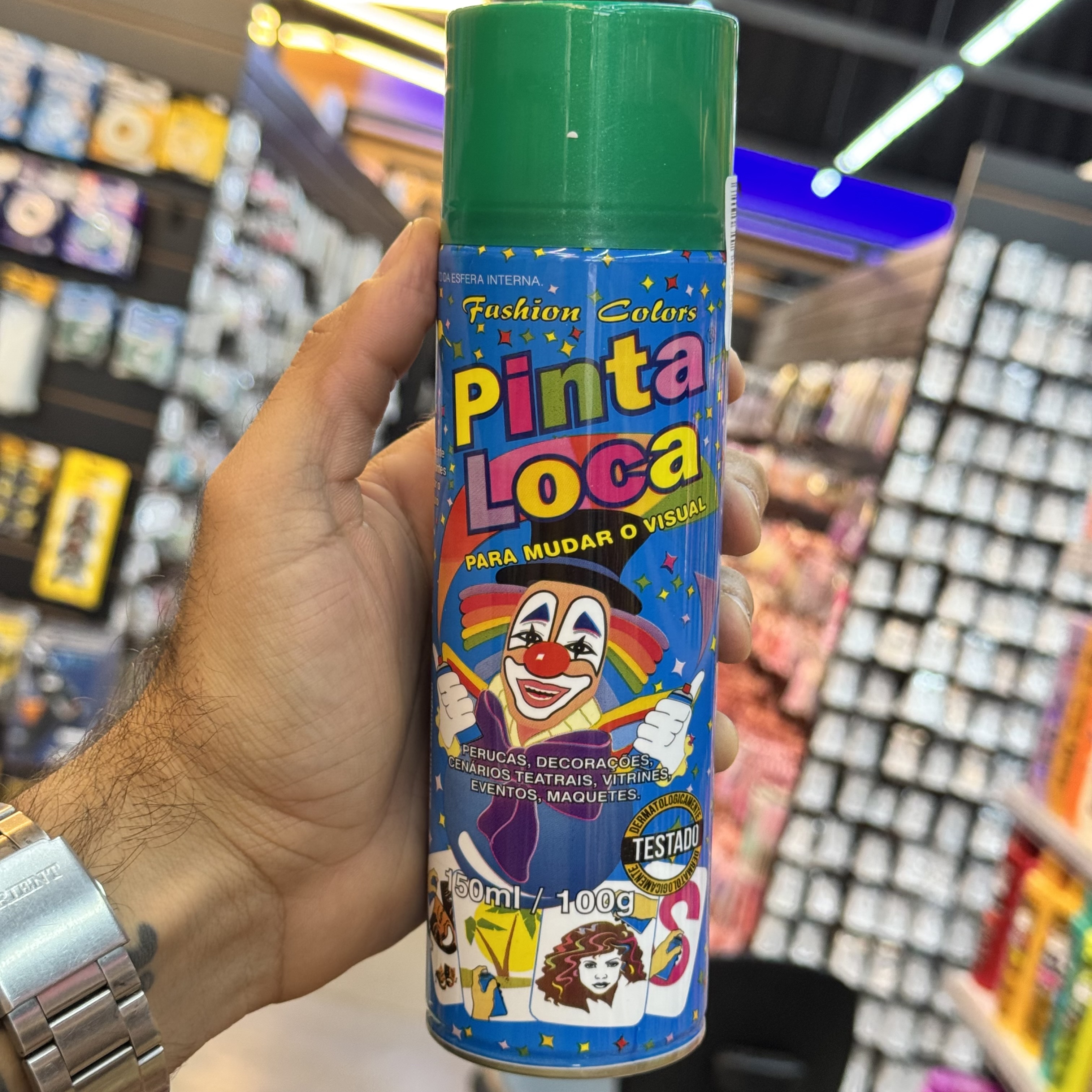 SPRAY PINTA LOCA VERDE 150ML