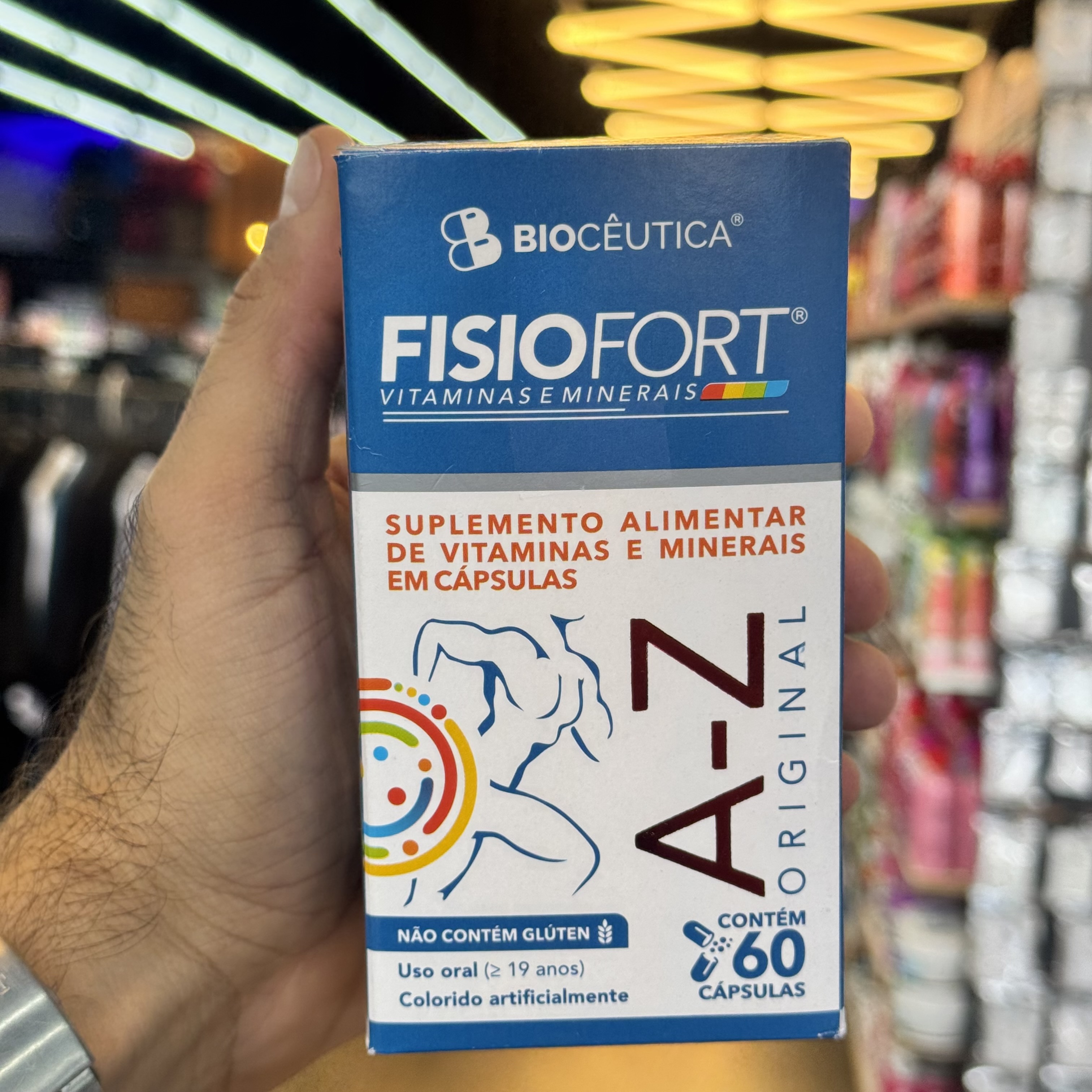 Suplemento Alimentar Vitaminas A-Z Fisiofort 60 Cápsulas Biocêutica