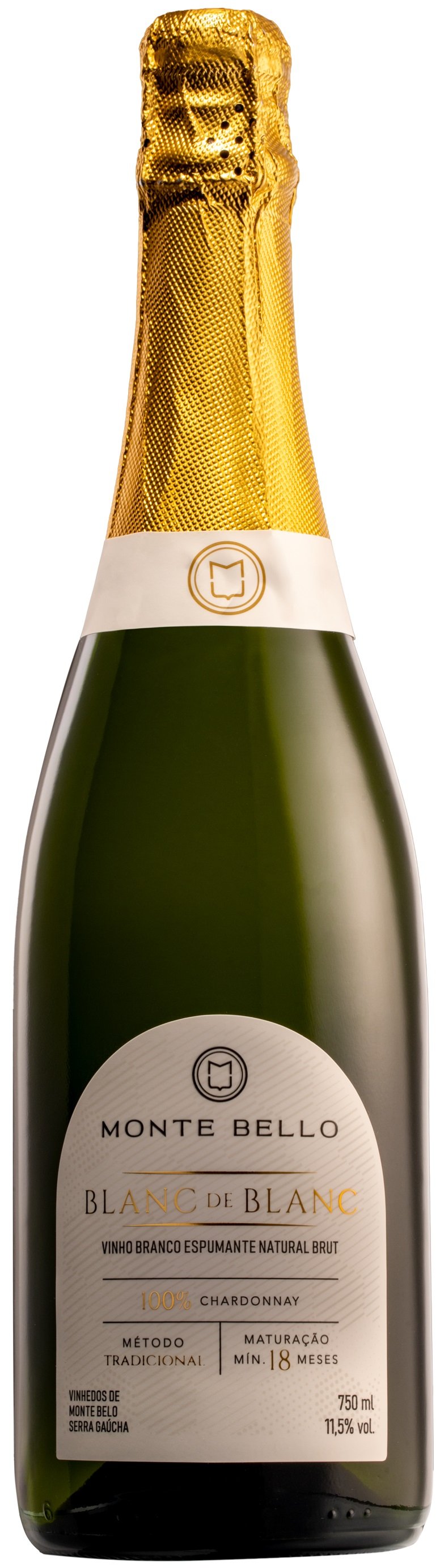 ESPUMANTE MONTE BELLO BRUT BLANC DE BLANC 750ML