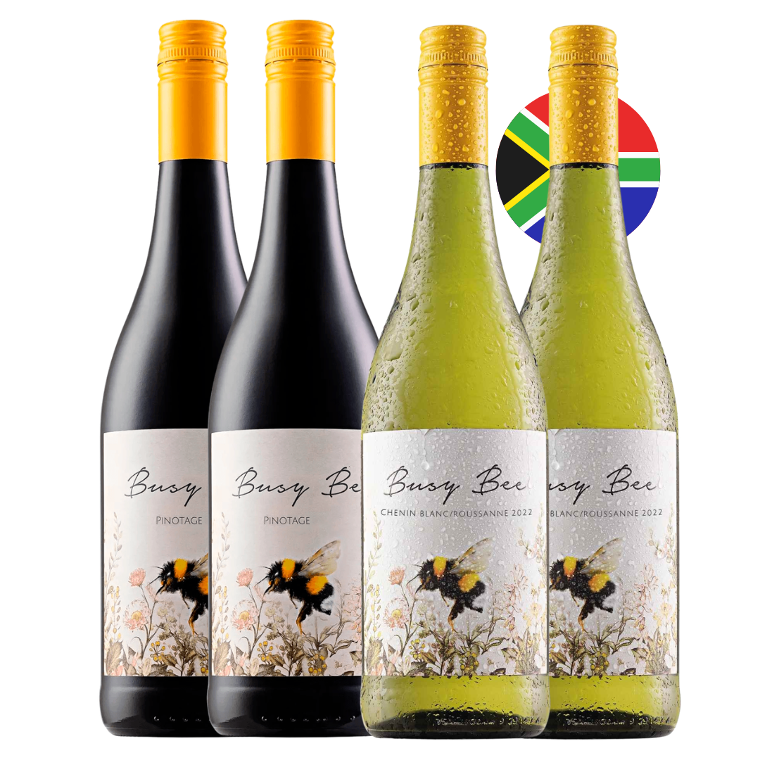 KIT BUSY BEE AFRICA DO SUL 4 GARRAFAS 750ML