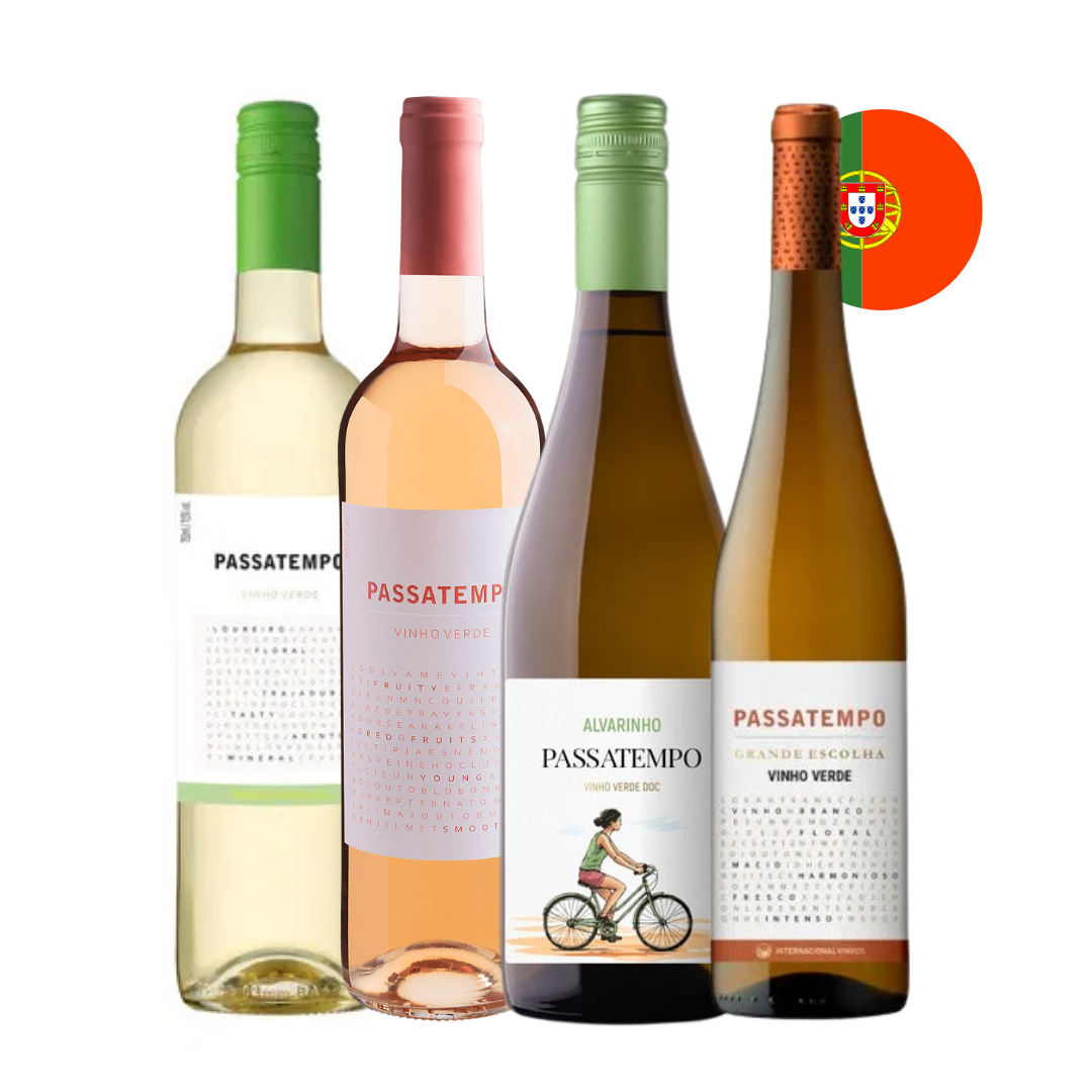 KIT PASSATEMPO VINHO VERDE 4 GARRAFAS 750ML