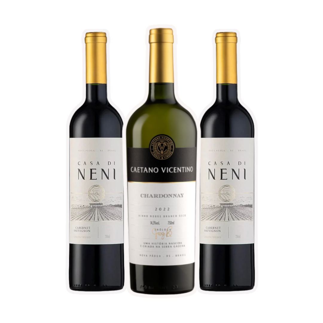 TRIO CAETANO VICENTINO 3X 750ML