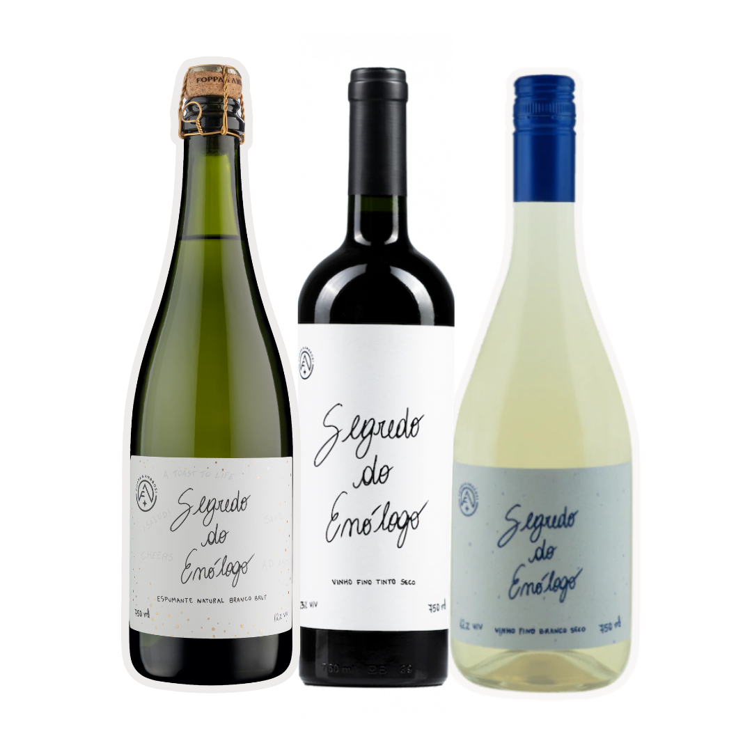 TRIO FOPPA & AMBROSI SEGREDO DO ENÓLOGO 3X 750ML