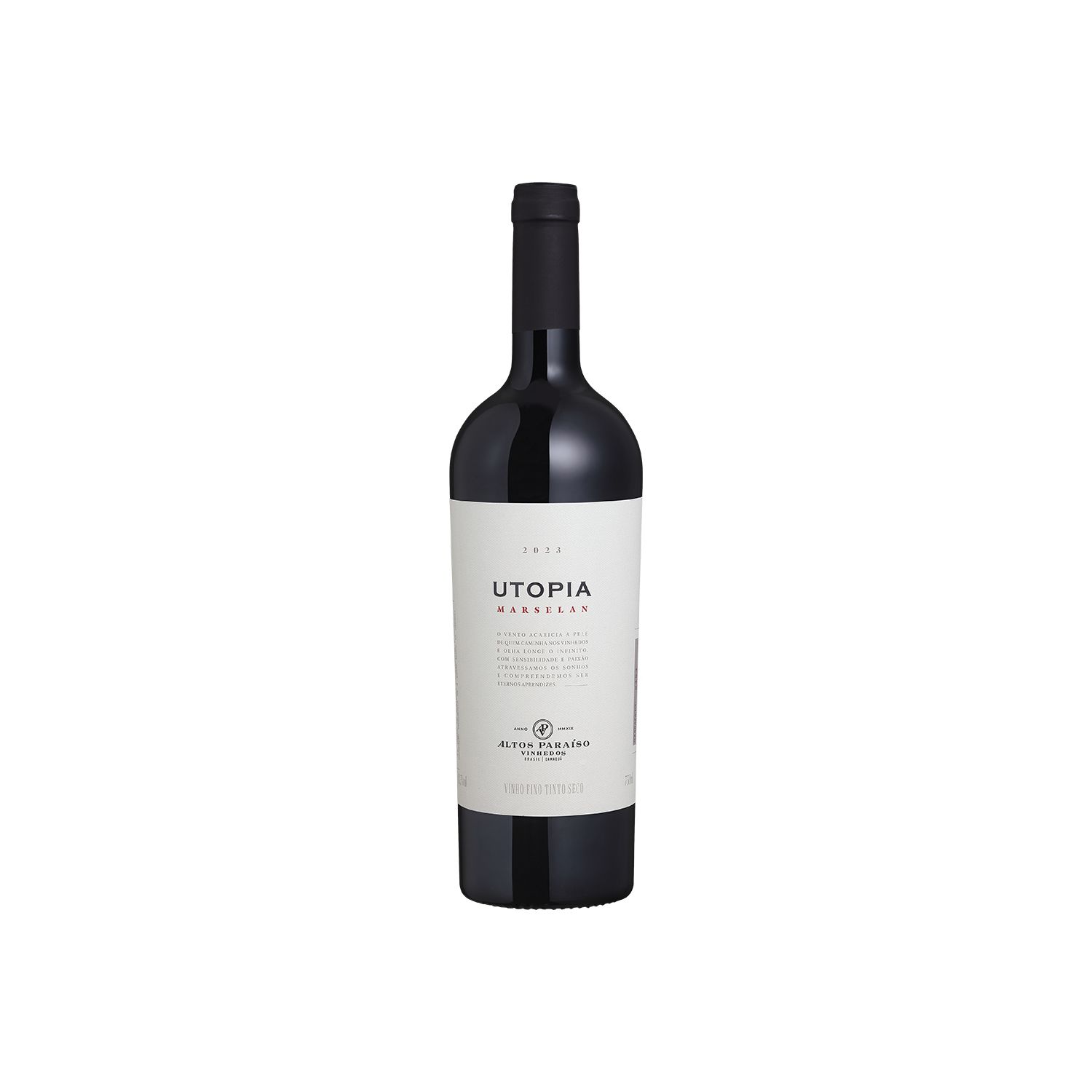 VINHO ALTOS PARAISO MARSELAN UTOPIA 750ML