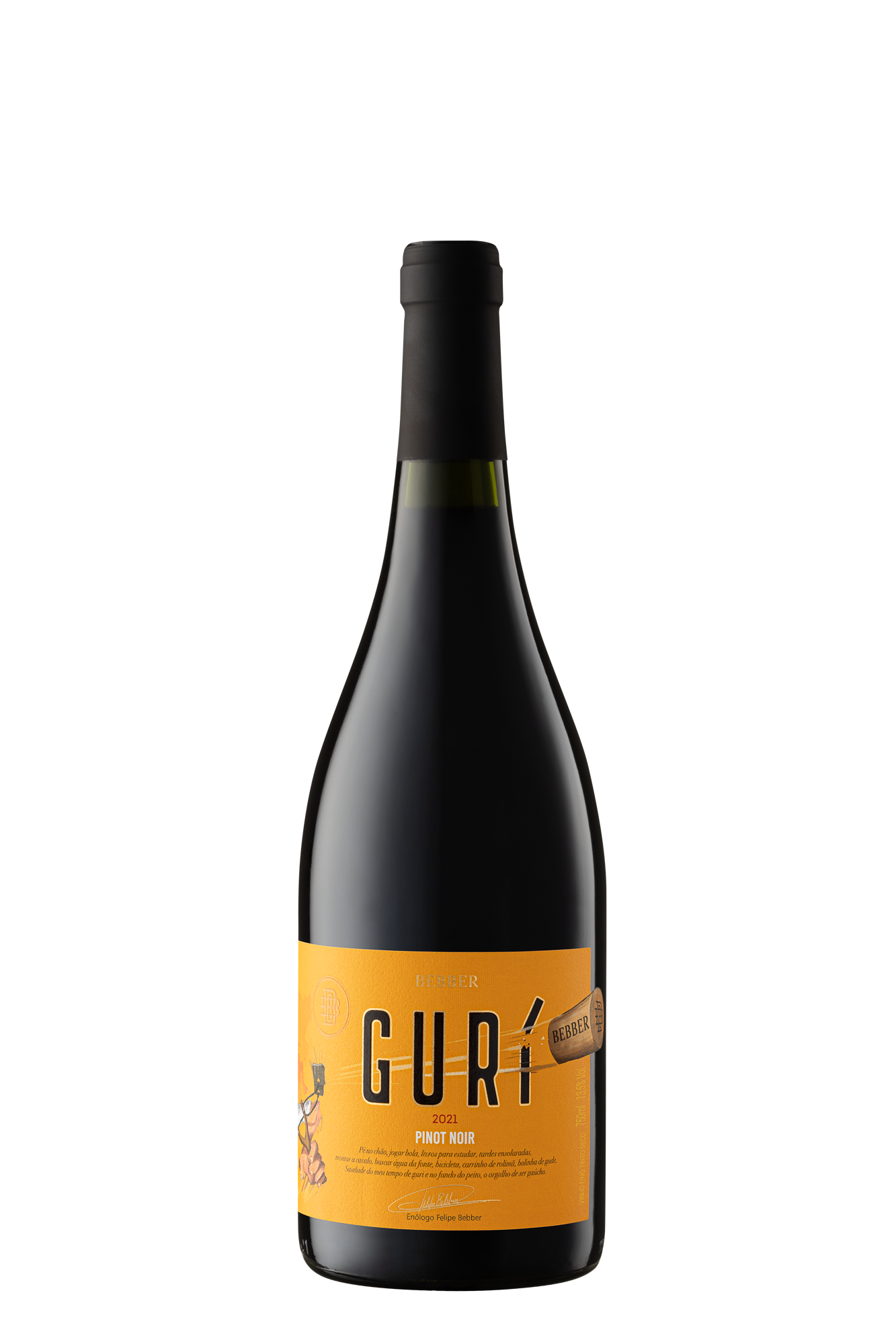 VINHO BEBBER GURI PINOT NOIR 750ML