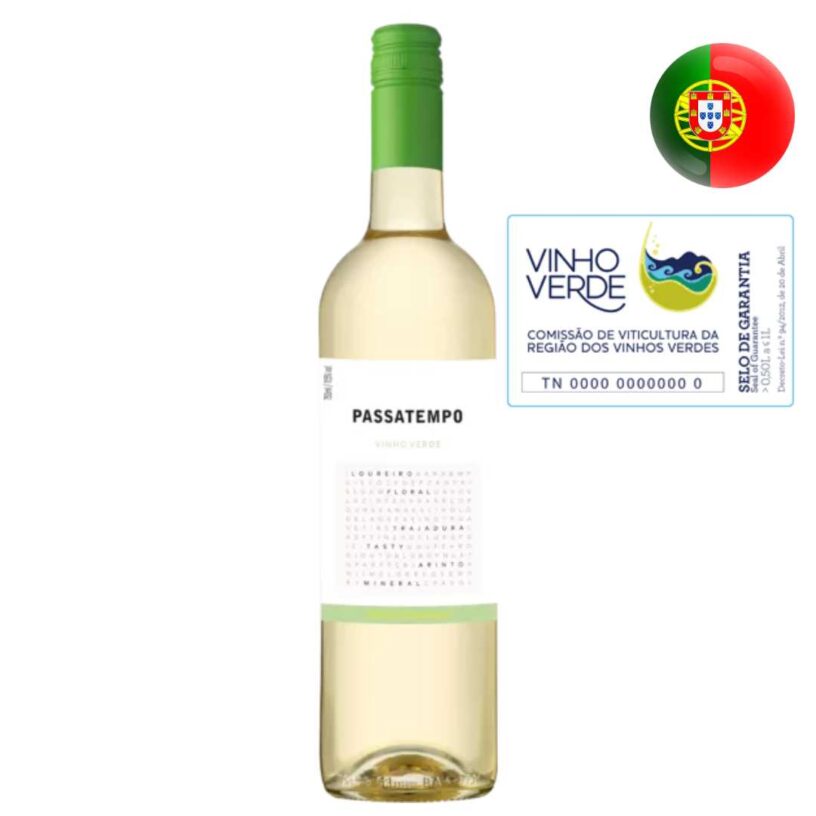 VINHO VERDE PASSATEMPO BRANCO 750ML