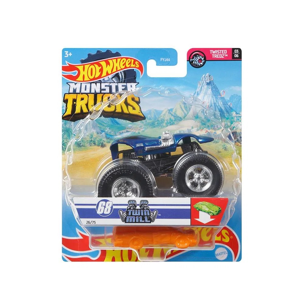 CARRINHO HOT WHEELS - MONSTER TRUCK TWISTED